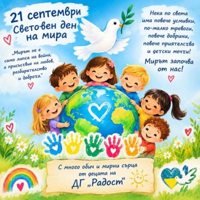 Малки ръчички за голям мир! - Изображение 1